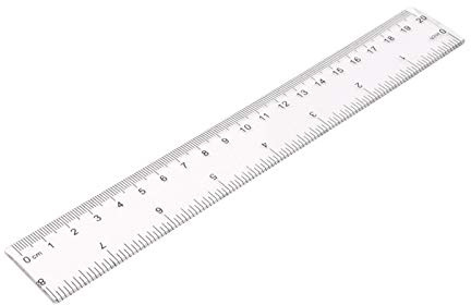 1pc 20cm/8 Pollice Plastica Trasparente Righello Semplice Dritto Righello Strumento di Misura per Studenti Scuola Ufficio Disegno Cancelleria plies