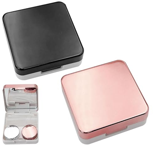 Etui Lentilles De Contact, 2 pièces étuis à Lentilles De Contact Portables, étui Pour Lentilles De Contact, étuis à Lentilles De Contact pour lentilles de contact, idéal pour les voyages
