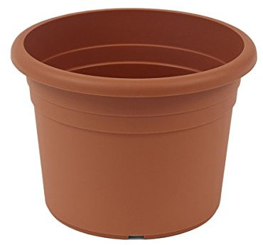 greemotion Pflanzkübel Fiona, UV-Beständiger Blumentopf aus Kunststoff, Pflanzgefäß mit Bodenlöchern, Volumen ca. 96 l, ca. Ø 70 x H 49,5 cm