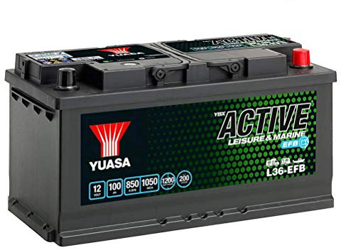 Yuasa L36-EFB 12V 100Ah 850CCA EFB High Performance Leisure Battery