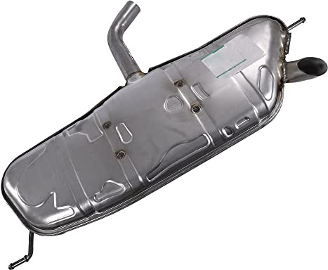 BESTPRICE 1x Endschalldämpfer Kompatibel mit VW GOLF PLUS V (5M1, 521), GOLF 5 (1K1)