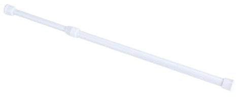 AYNEFY Spring Loaded Tension Rod, Adjustable 1219in No Drilling Shower Curtain Rod Extendable Curtain Bars Closet Spring Rail Pole for Hanging Curtains