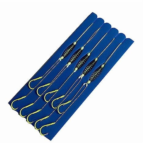 Angelhaken 5PCS Silber Karpfen und Bighead Karpfen Spezielle Sub Linie Frühling Haken Starke Gabel Haken Fluoreszierende Fisch Haken Set Angeln Werkzeuge Angelzange (Color : Black-5pcs, Size : No 13