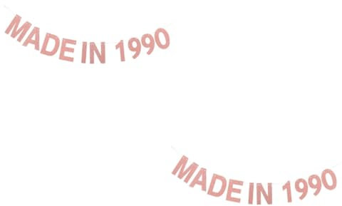 Abaodam 2stücke Kreatives Hängendes Banner Roségold Für Geburtstagsdekoration Stilvolles Deckenpendel Wiederverwendbar Und Schafft Unvergessliche Momente