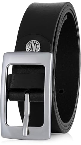 LINDENMANN Ledergürtel Damen 30 mm Vollrind schwarz
