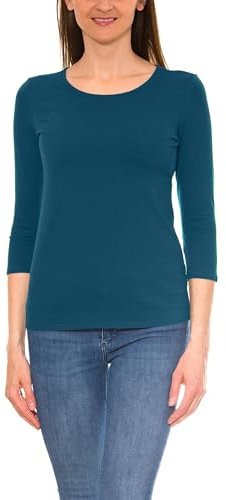 Alkato Damen Shirt 3/4 Arm mit Rundhals