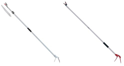 Darlac Telescopic Cut 'n' Hold Snapper – 3m Long Reach Garden Pruner with 16mm Cut & Snapper 1000mm Reach Pruner - Lightweight, Razor Sharp & Strong Ideal for Pruning, Deadheading