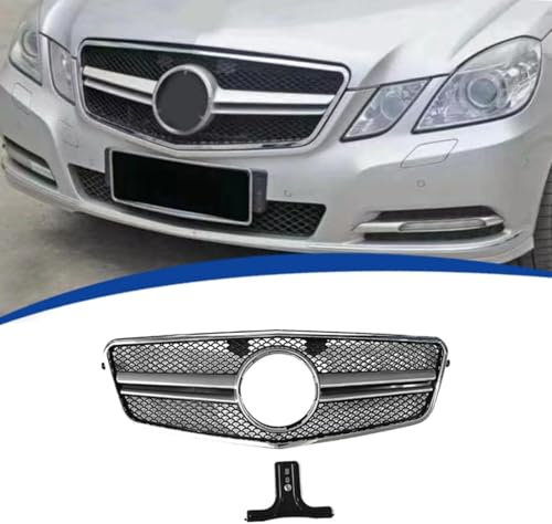 Kühlergrill für Mercedes Benz E Class W212 AMG Style 2009-2012 Auto Grill Front Schwarz Auto Frontstoßstange Karosserie Kit Vorderen Stoßstange Haube Mesh Grid