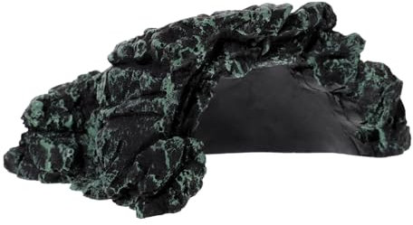 POPETPOP Reptilienhöhle Versteck Lebensraum Harz Sonnenplattform Sicher für Haustier-Reptilien