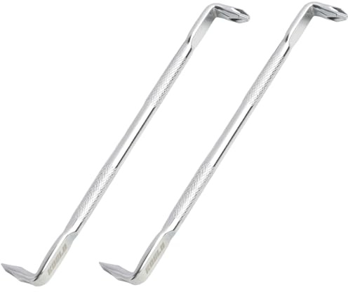 Lot de 2 tournevis décalés S2 en acier S2 à double tête pour un fonctionnement dans des espaces restreints – Tournevis magnétique à angle droit avec fente cruciforme 15 mm