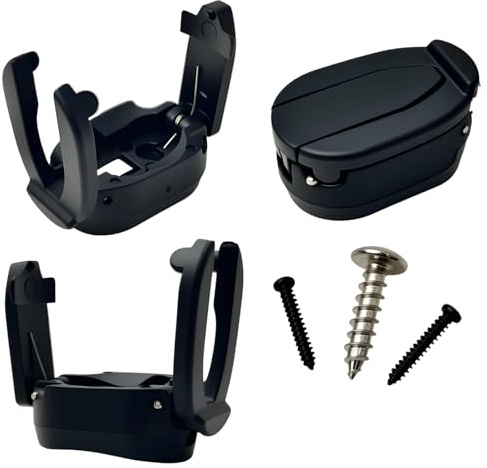 Lethra 3 Pack Golf Ball Retriever, Golf Ball Pick Up Tool for Putter, Putter Ball Retriever, Foldable Collector, Golf Accessories for Casual and Professional Golfers (Black)