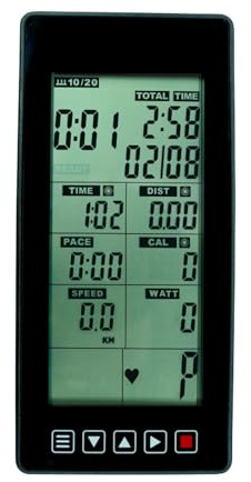 Ciclismo di esercizio di durata Computer Contatore Frequenza Cardiaca Velocità Distanza Calorie Tracker Attrezzature Palestra Contatore Frequenza Cardiaca Per Stazionario