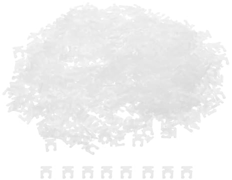 Healeved Kit Riparazione Orologio da Polso 1000 Pezzi Stopper in Plastica Bianco per Orologiai Professionisti per Prolungare Durata Batteria