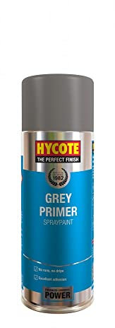 Hycote XUK03015 Grey Primer Spray Paint 400ml X 4