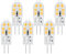 Ampoule G4 LED 12V 2W Blanc Neutre 4000K, 200LM, Équivalent Lampe Halogène G4 10W 20W, non-dimmable, AC DC 4000K pour Hotte de Cuisine, Lustre, lot de 6