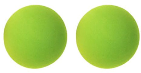 ulafbwur Schaumstoffbälle, 60 mm, elastisch, einfarbig, EVA-Golfbälle für Outdoor-Sport, Schaumstoffbälle, 2 Stück
