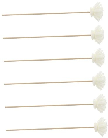 Cabilock Difusores De Varillas Aromáticas Flores 24 Unidades Madera Natural Sin Fuego para Hogar Sala Decoración y Aromaterapia
