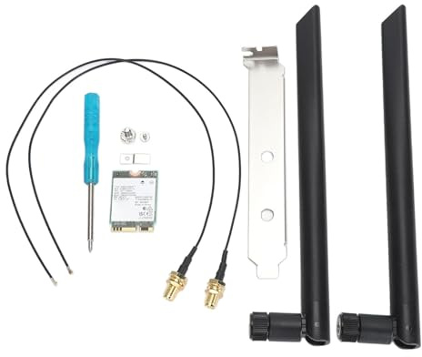 Tarjeta de Red Inalámbrica WiFi 7 para BE200 NGW, 8774Mbps Bluetooth 5.4 6GHz M.2 Tarjeta WiFi Transmisiones Simultáneas, Disponibilidad de Múltiples Dispositivos, para