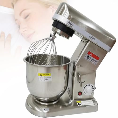 MéLangeur De Cuisine éLectrique | Batteur Sur Socle Commercial D'Une Capacité De 5 L/7 L/10 L,Pour Cuisson Dans Pizzerias Et Les PâTisseries.Comprend 3 RéGlages Vitesse,10L