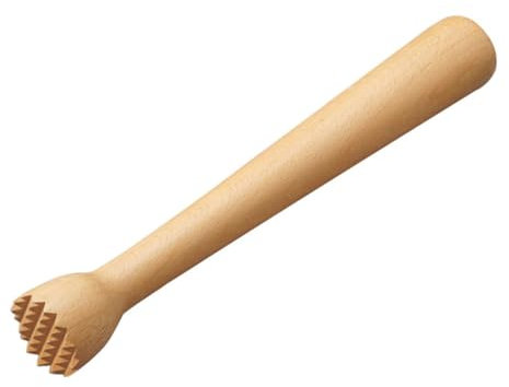 VOSAREA Wooden Juice Press Ice Muddler Mojito Muddler Sturdy Swizzle Sticks for Bar Cocktails Accessories