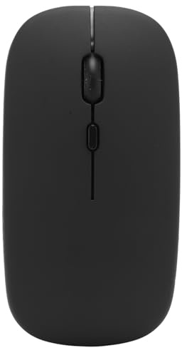 Vikye Souris sans Fil Bluetooth, Souris sans Fil Rechargeable avec Récepteur, 2 Modes, 3 Vitesses Réglables, Ergonomique pour Ordinateur Portable, Ordinateur