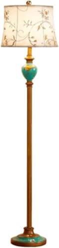 WZYYCV Lampara Pie Led Lámpara de Pole Alta Retro de Resina con lámpara de lámpara de Tela para la Sala de Estar de la Sala de Estar Light Lámpara Arqueada