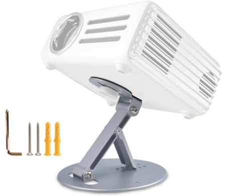 ZDSSY Support de Videoprojecteur, Trépied Rotatif à 180°, pour Projecteurs avec Interface à vis 6 mm (1/4), Support pour Projecteur Muraux et de Plafond, Argent