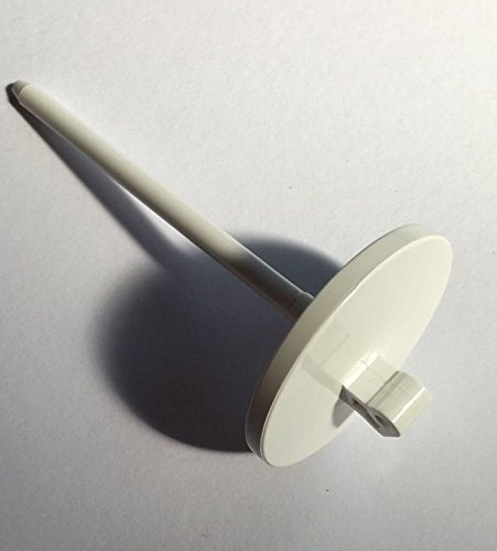 Nähmaschinenzubehör24 Garnstift/Garnrollenhalter für Brother Nähmaschinen Innovis 10, 20, 30, 55 - Papiertuchhalter - Arbeitsplatte