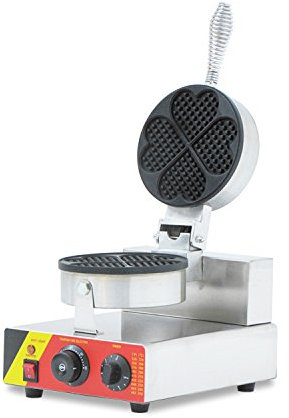 Cgoldenwall Np-609 Commercial en forme de c?ur gaufrier antiadhésif machine à muffins en forme de coeur gaufré Baker belge gaufrier Réchaud - 220V