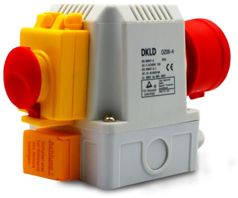 Anbauschalter DZ08-4 400V R/L-Lauf, U-Auslöser- Baugleich KEDU KOA2 YD