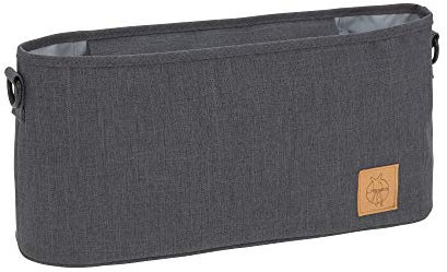LÄSSIG Baby Kinderwagenorganizer Buggy Organizer Kinderwagentasche inkl. Kinderwagenbefestigung/Buggy Organizer Glam Goldie Anthracite