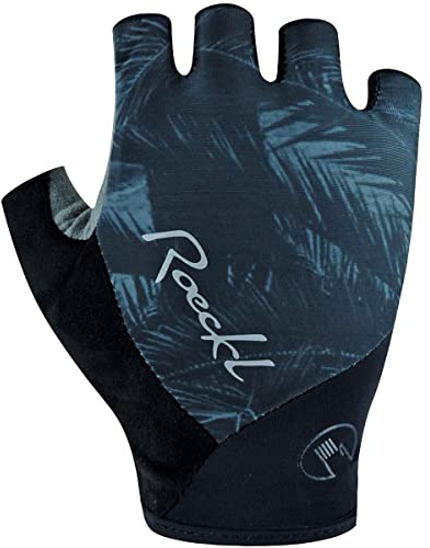 Roeckl Danis Damen Fahrrad Handschuhe kurz schwarz/grau 2023: Größe: 6