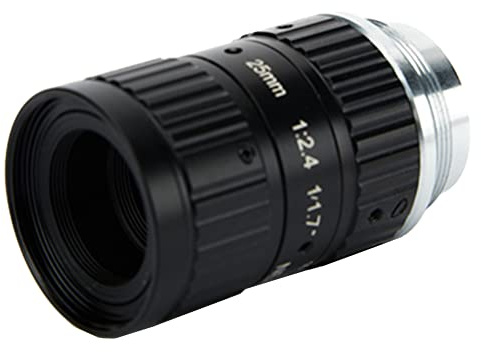 12MP 25mm 1/1.7 Fixed Focus Lens f/2.4 C Mount Machine Vision High Resolution Industrial Camera Manual Lris Lenses