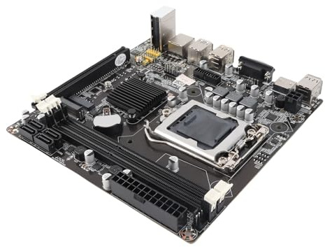 VBESTLIFE Carte Mère de Jeu, PCIe 16X DDR3 Mémoire VGA HD Port Alimentation Multiphase SATA3.0 LGA1155 ATX B75A Carte Mère D'ordinateur, Réseau 100M