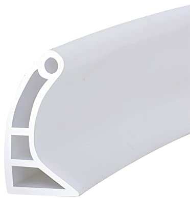 Selbstklebende Duschdichtung Duschkabinen Dichtung, Dusche Wasserstop Wasserdichter Streifen, Silikondichtung für Nass-Und Trockentrennung für Küche, Badezimmer (80cm)