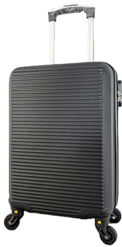 CELIMS - Valise Cabine 45x36x20 Easyjet Rigide ABS Légère | Bagages Cabine Avion Enfant et Adulte pour Week-End et Déplacements d’Affaires | Noir