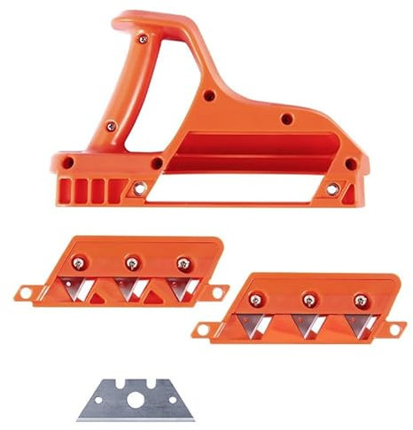 Gyios Gipskartonplatten Schnellschneider, Gipskarton Kantenschneider, Handhobel Gipskartonplatten Gipskarton-Fasenschneider Mit 45 ° Und 60 ° Balden Handwerkzeug Schneidwerkzeuge. (45 °)