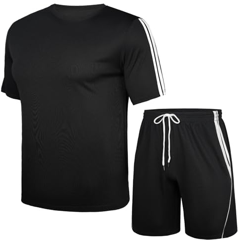 Nieery Trainingsanzug Herren kurz Sommer Jogginganzüge Set Activewear