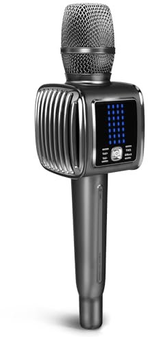 TOSING G6 Pro - Microfono wireless per karaoke per adulti/bambini, per canto, registrazione, podcast, 20 W, levitazione PA, altoparlante Bluetooth, microfoni wireless per TV/pc/auto/telefono/tablet