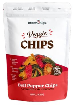 MomChipz Bell Pepper Chips | No Sugar Added | Pack of 2 | 85 Gram each