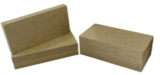 Coals 4 You NW Ltd - Juego de 6 ladrillos refractarios de hasta 1100 grados Celsius, material de alta densidad, baja conductividad térmica, caja de repuesto para estufas y chimeneas, 6 ladrillos