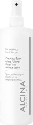 ALCINA Gesichts-Tonic ohne Alkohol - 1 x 500 ml - Jede Haut - Reinigt mild & spendet Feuchtigkeit - Mit Extrakten aus der Kaktusfeige