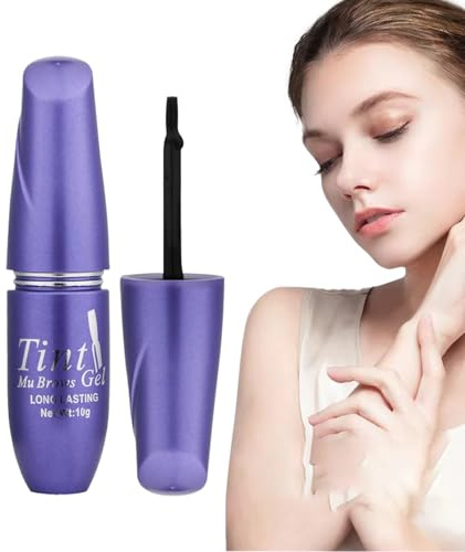 Gel Fijador de Cejas | 10 g Producto Pelable Impermeable para Cejas - Película Antimanchas Semipermanente para Cejas Todo Tipo de Piel Mujeres Adolescentes Eventos Exteriores