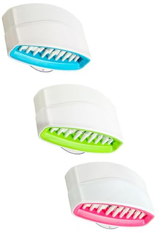 Luxshiny Sink Cutlery Cleaning Brush Set 3 Pcs Removable Kitchen Cleaning Brush with Suction Cup for Chopsticks Forks Spoons Wall Tile and Sink Mount