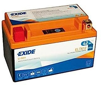 EXIDE - BATTERIE MOTORBIKE LITHIUM - Spéciale moto - Batterie 12V - 48WH - Haute performance