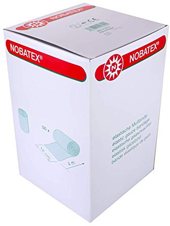 Noba Nobatex Fixierbinden Mullbinden 6 x 50 = 300 Stück (12 cm x 4 m)