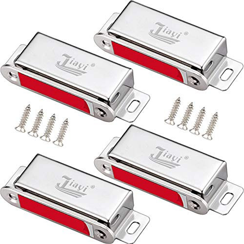 Calamita Chiusura Jiayi 4 Pezzi Chiusura Magnetica Porta 30KG Calamita Porta Forte Chiusure Magnetiche per Ante Cucina Mobili Magnete Porta Chiusura per Cassetti Magneti Armadio Chiusure Chiudiporta