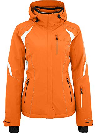 Bergson SNOWTASTIC | Damen Skijacke, wattiert, 20000mm Wassersäule, Persimmon orange [513], 52 - Damen
