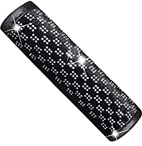 URFEDA Lenkradbezug Auto Universal, Lenkradhülle Glitzer, 38cm Auto Steering Wheel Cover, Glitzer Lenkrad Komfort-Lenkradabdeckung,Auto Lenkrad,Strasssteine Lenkrad Auto Accessoires Frauen Mädchen