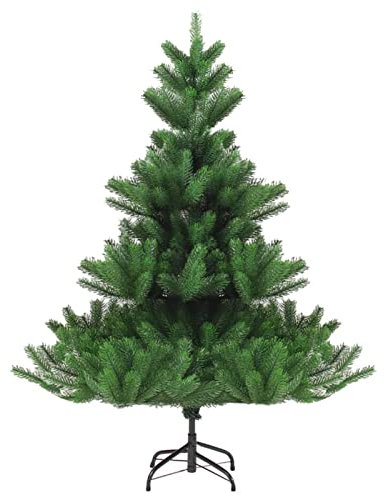 ZEYUAN Künstlicher Weihnachtsbaum Nordmanntanne, Tannenbaum Künstlich, Christmas Tree, Tannenbaum Deko, Weihnachtsbäume, Grün 150 cm